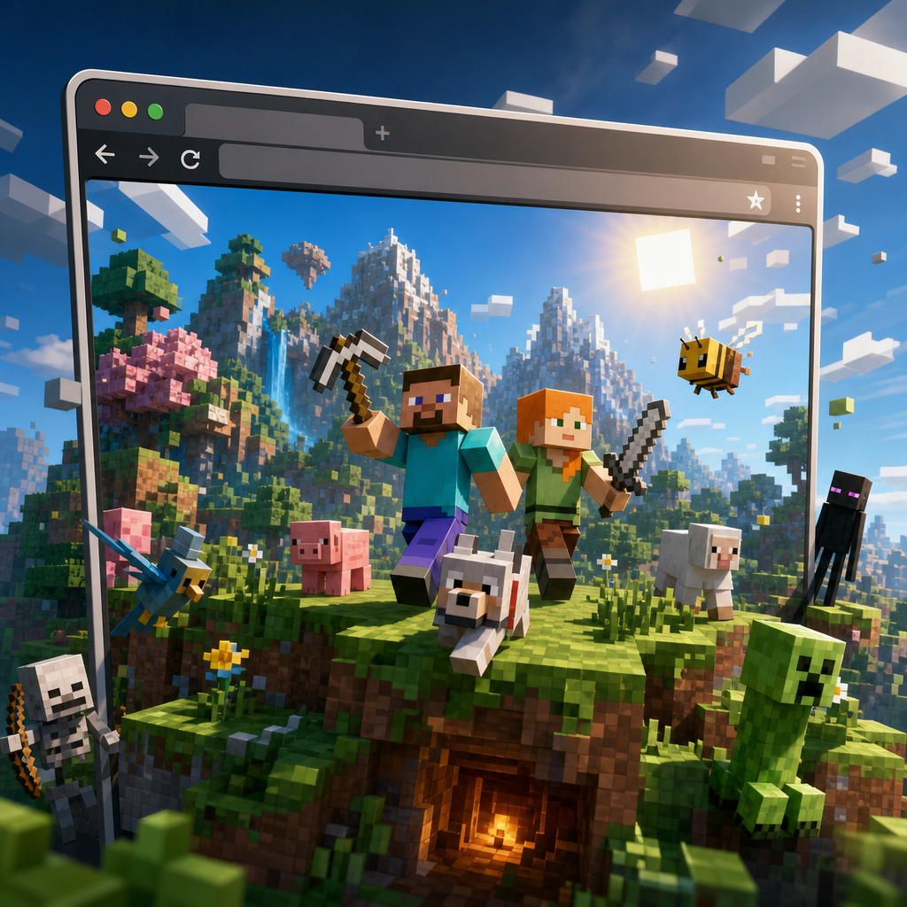 Minecraft（自制网页版）展示图